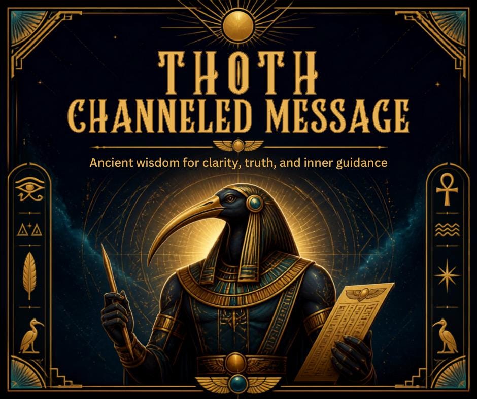 A Message from Thoth | Ancient Wisdom for Clarity, Truth and Inner Guidance