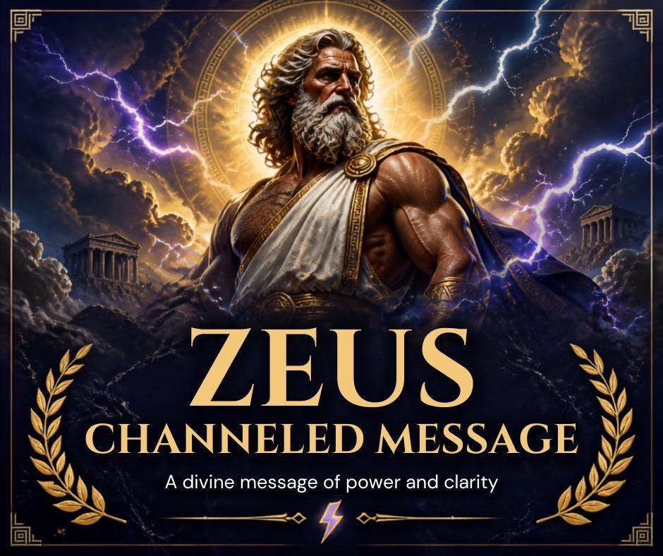 A Message from Zeus | Divine Power, Leadership, Strength and Clarity
