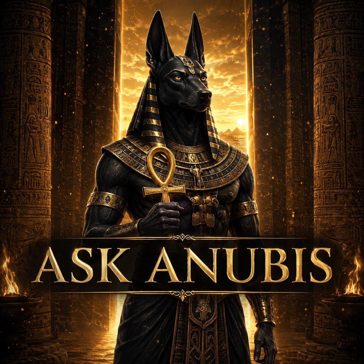 Anubis Channeled Message | 3 Questions, Spiritual Guidance, Protection (PDF)