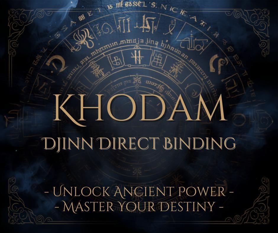 Khodam Djinn Direct Binding | Ancient Power, Protection, Guidance & Destiny Mastery