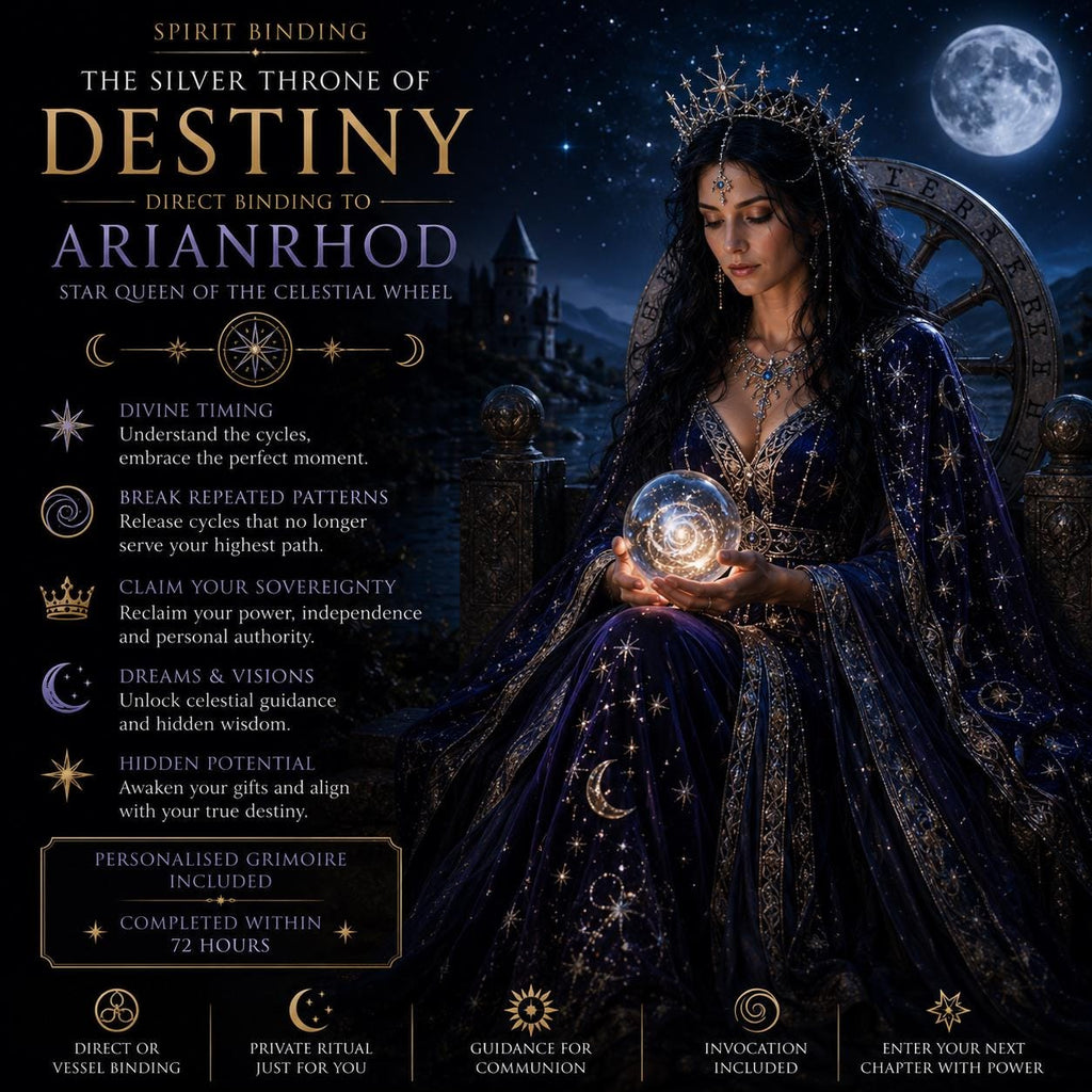 The Silver Throne of Destiny — Direct Binding to Arianrhod, Star Queen of the Celestial Wheel