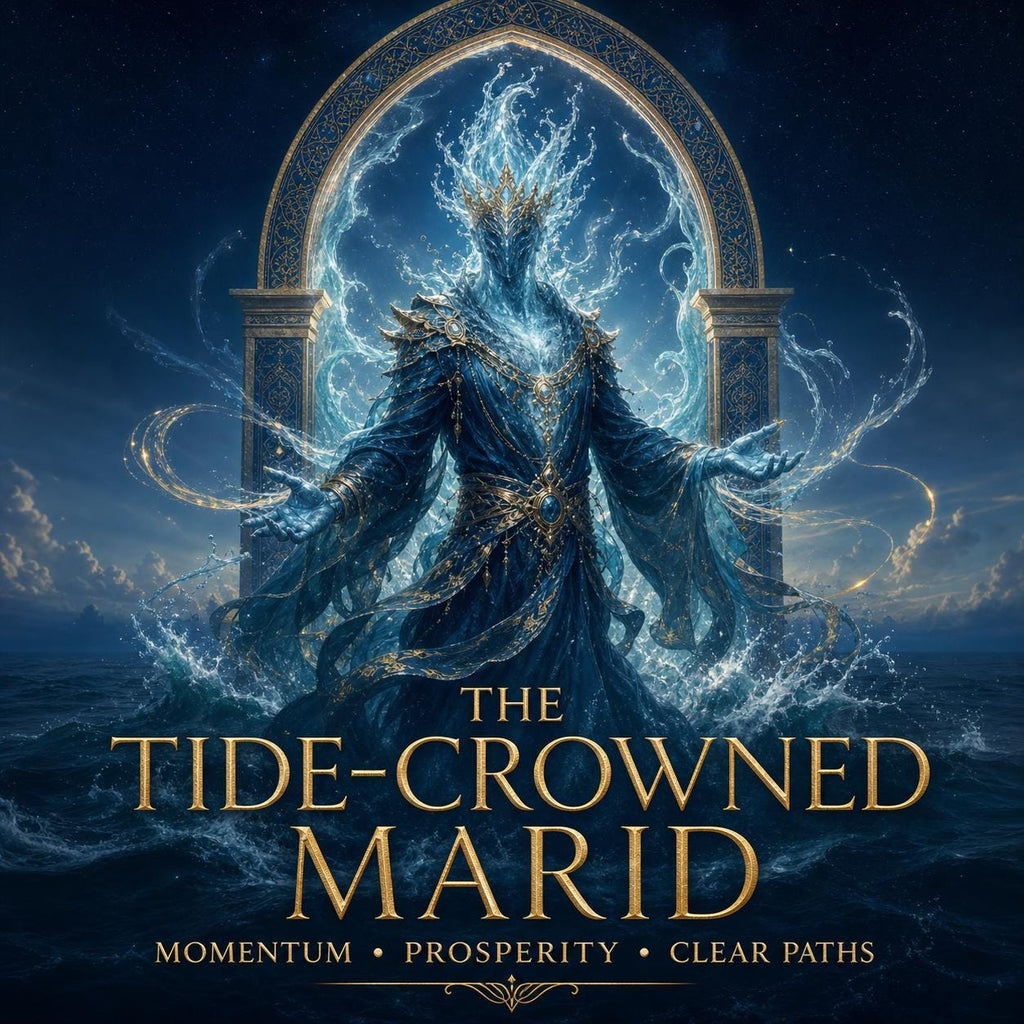 The Tide-Crowned Marid — Direct Djinn Binding for Momentum, Prosperity Flow & Clear Paths