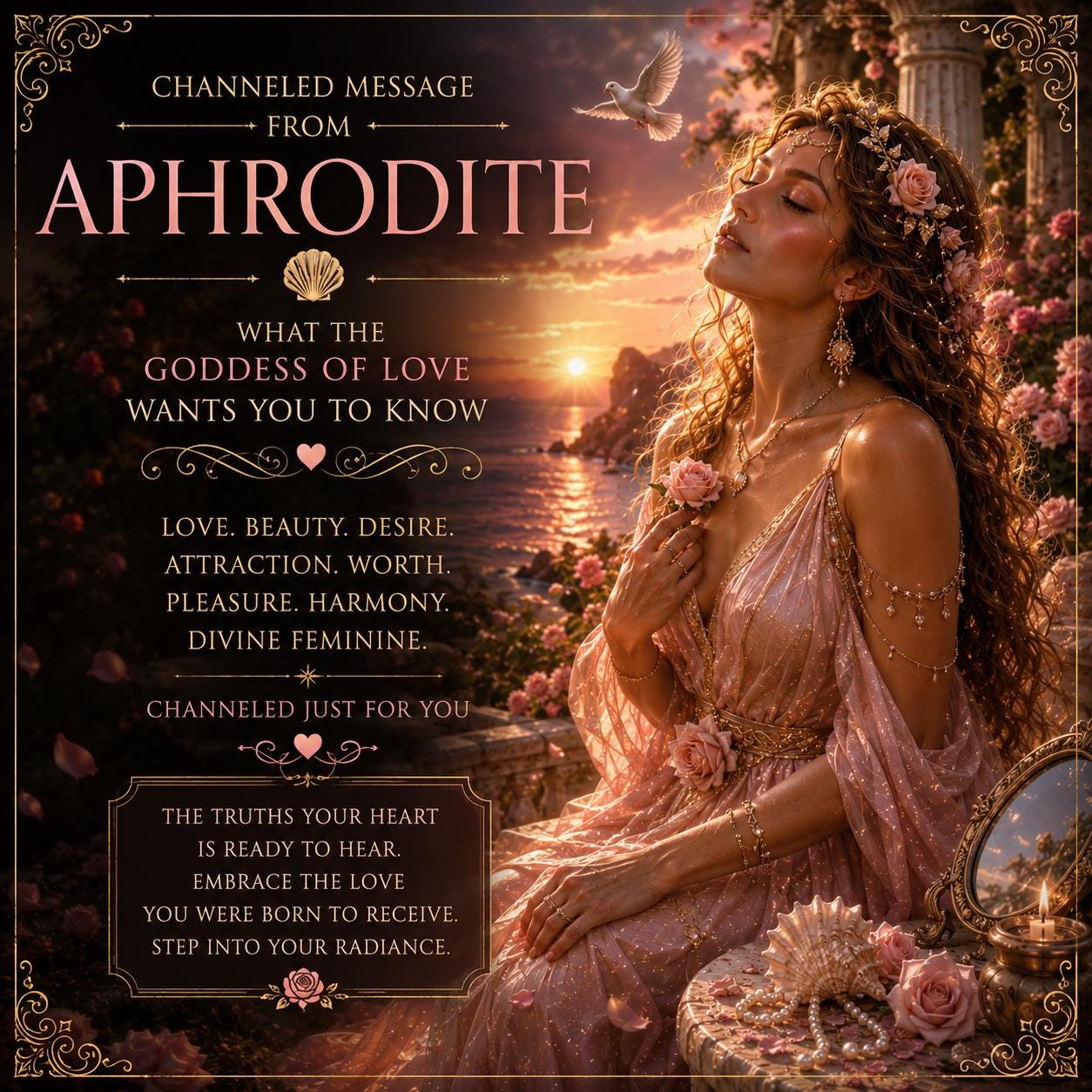 Channeled Message From Aphrodite — What the Goddess of Love Wants You to Know