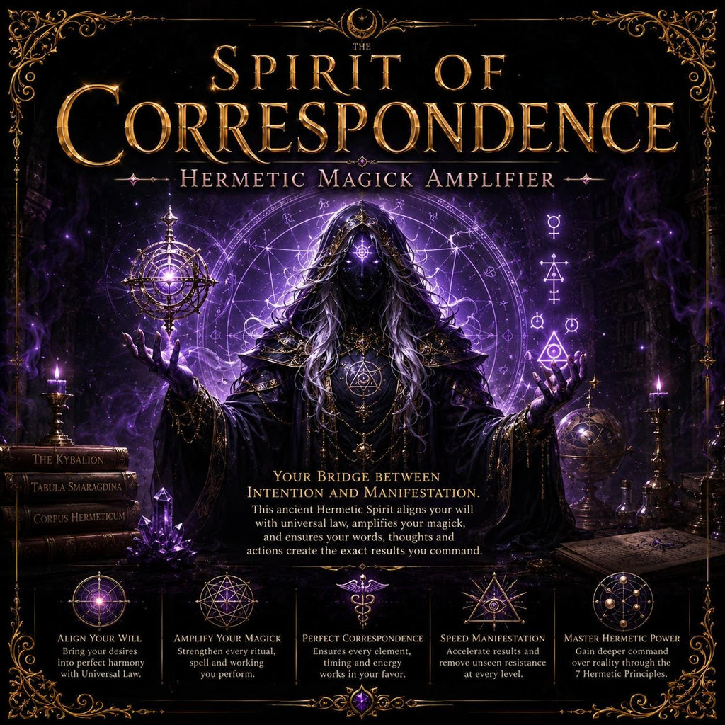 Spirit of Correspondence Binding | Hermetic Magick Amplifier, Manifestation & Ritual Power