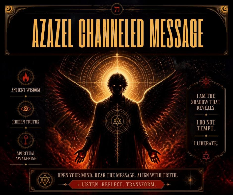 A Message from Azazel | Hidden Truths, Liberation and Spiritual Awakening