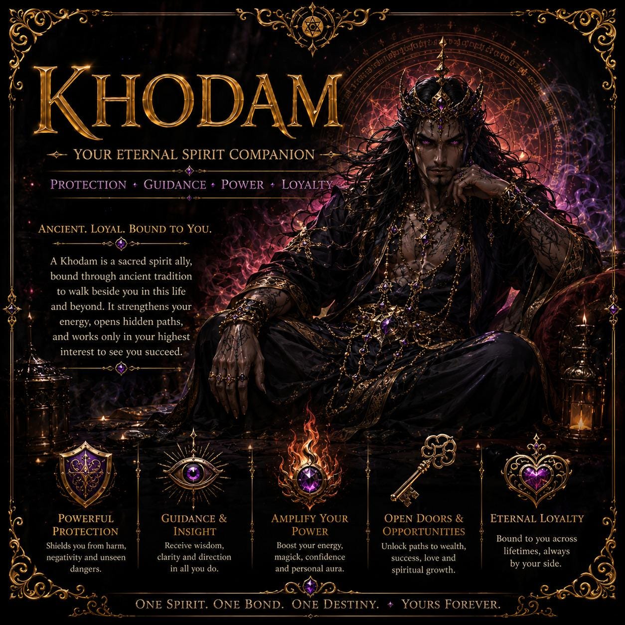 Khodam Spirit Companion Binding | Protection, Guidance, Power, Loyalty & Opportunity