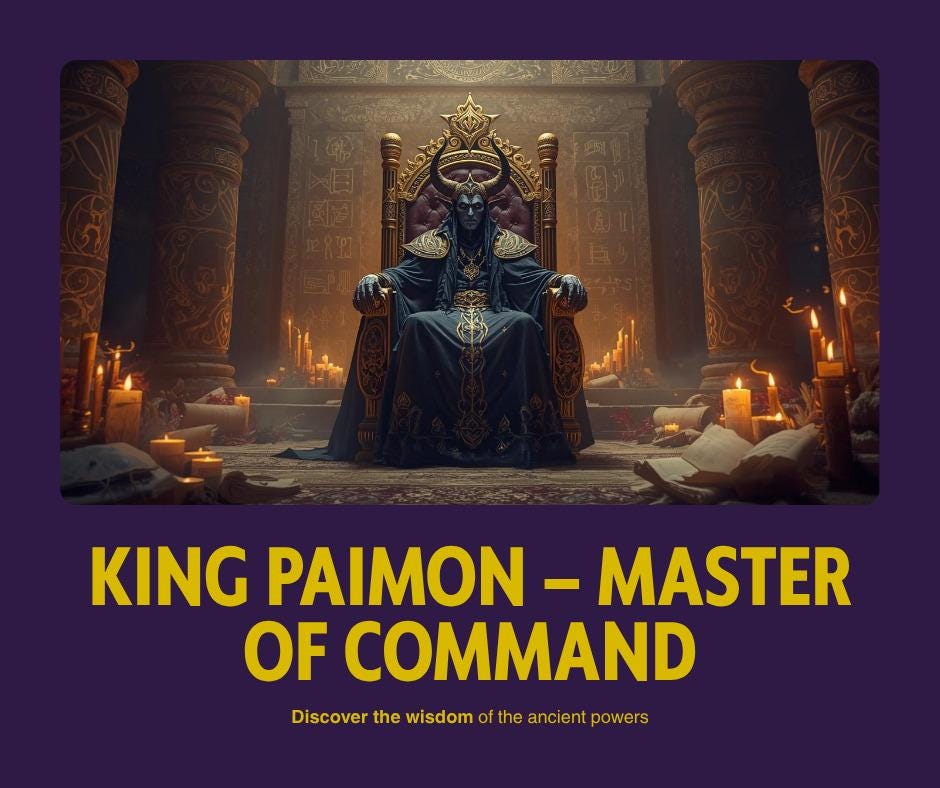 King Paimon — Direct Binding to the Monarch of Knowledge and Command