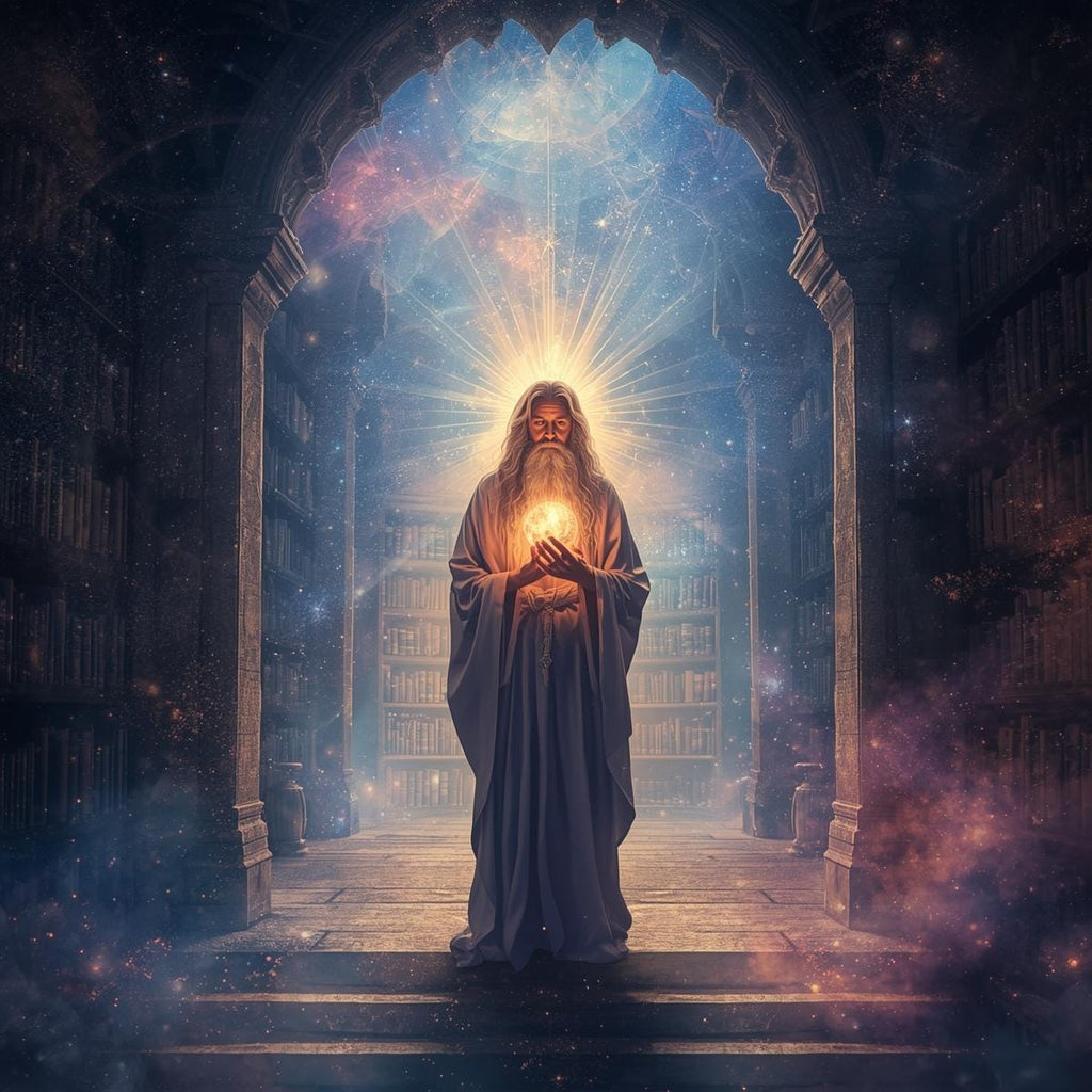 The Celestial Archivist — Keeper of the Akashic Vault