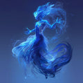 The Sapphire Wind Djinn — Weaver of Communication and Influence