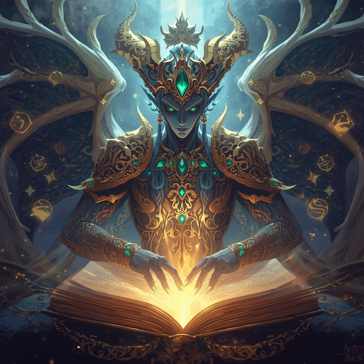 The Gilded Ledger Djinn — Arbiter of Wealth Flow and Trade