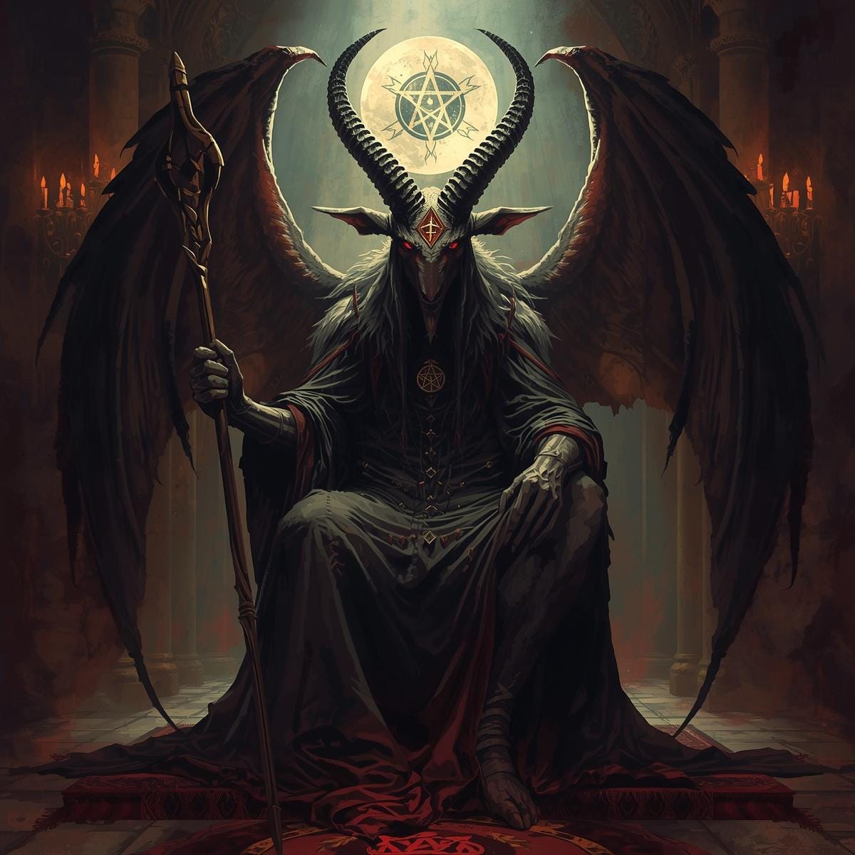 Baphomet Throne & Nexus - Dual Current Energetic Installation