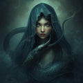 The Serpent-Veiled Oracle — Naga of Hidden Wisdom