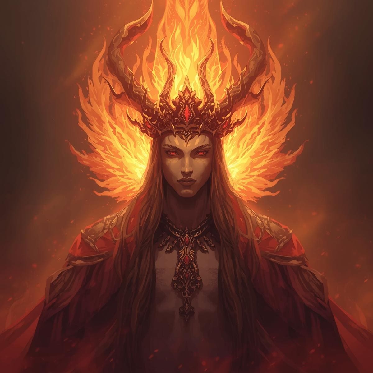 The Ember-Crowned Sovereign — Ifrit of Royal Ascension