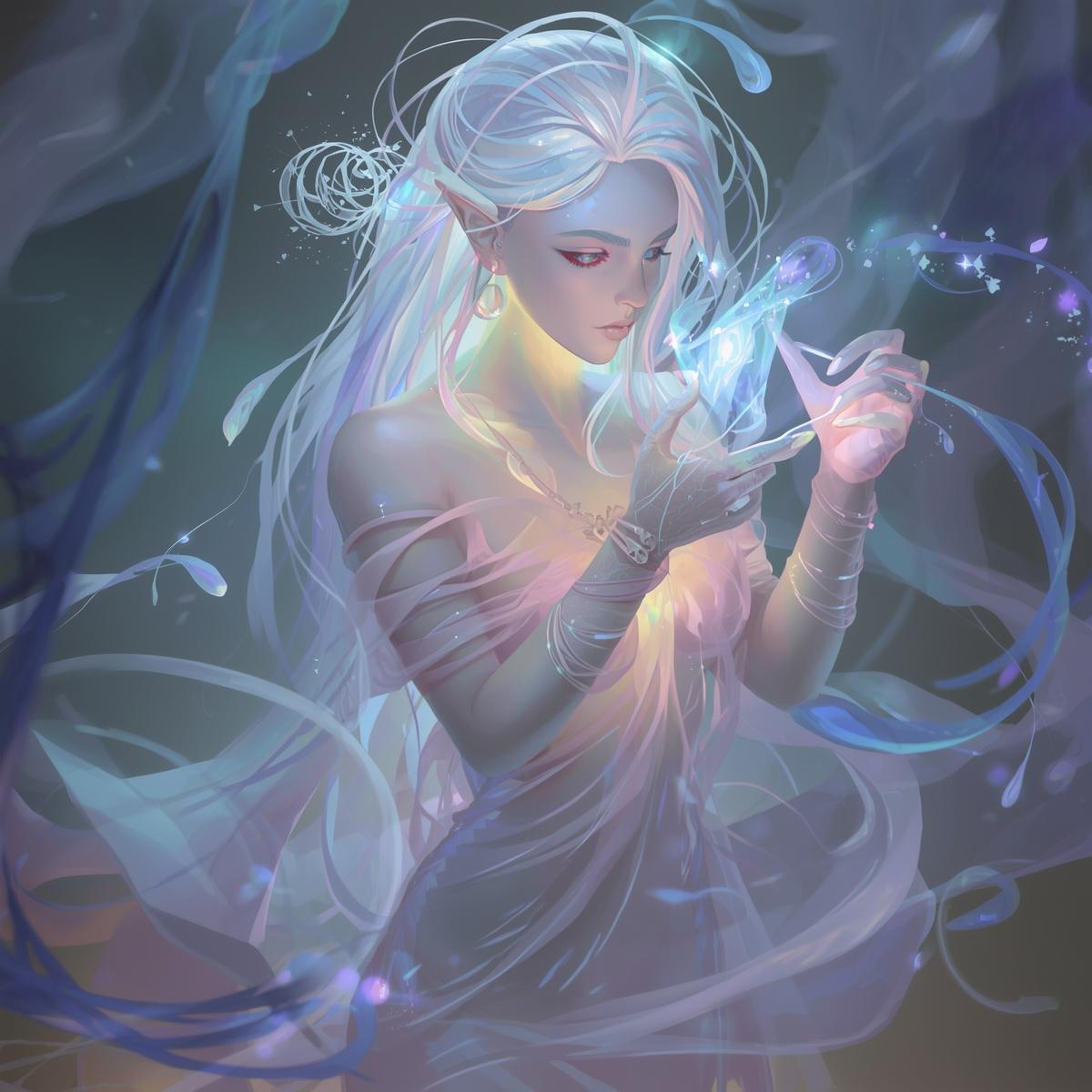 The Opaline Scribe — Djinn of Written Fate