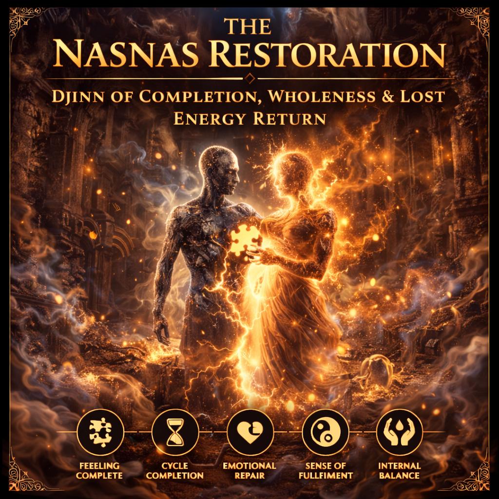 The Nasnas Restoration — Djinn of Completion, Wholeness, and Lost Energy Return