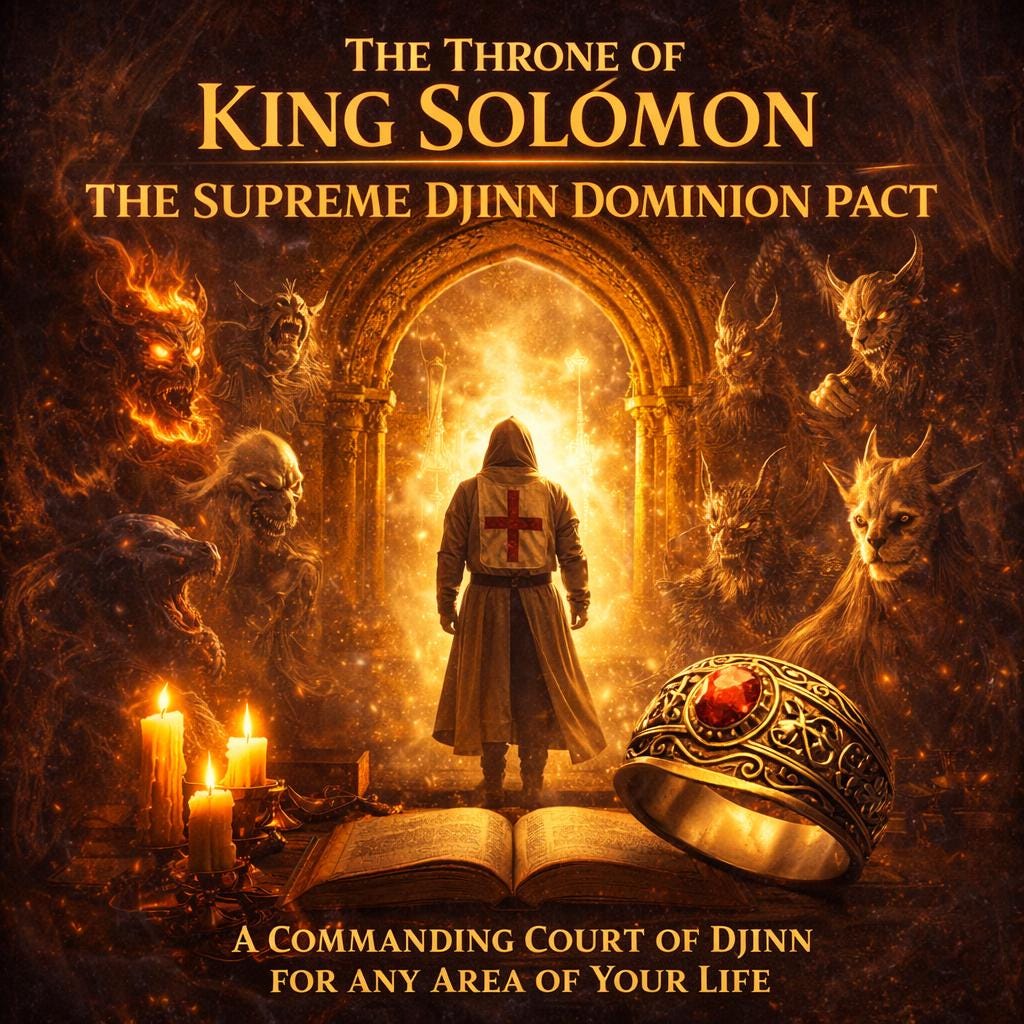 The Throne of King Solomon — The Supreme Djinn Dominion Pact (Digital)