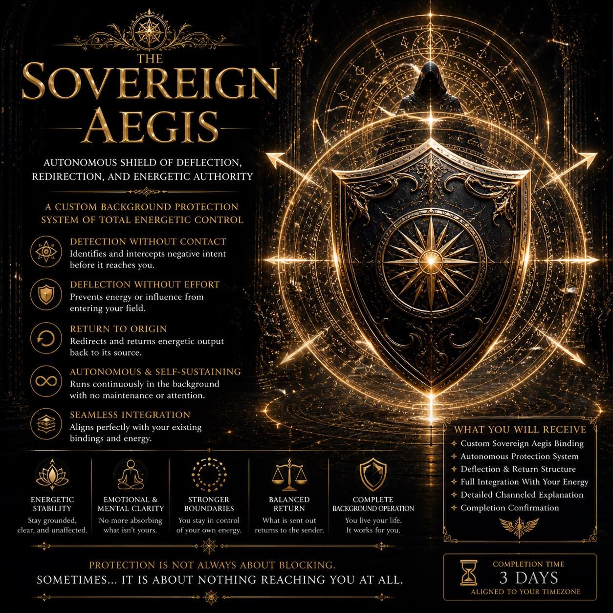 The Sovereign Aegis — Autonomous Shield of Deflection, Redirection, and Energetic Authority