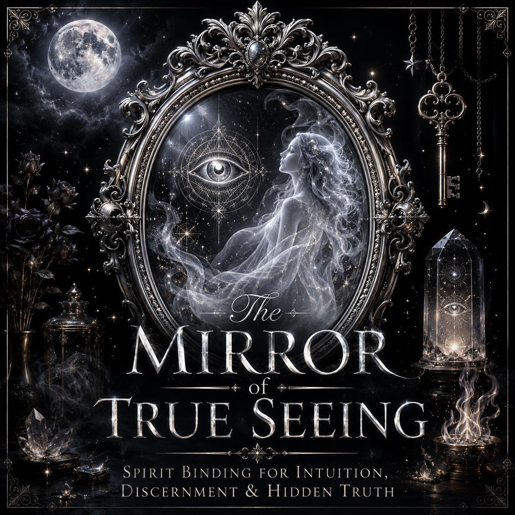 The Mirror of True Seeing — Spirit of Hidden Truth, Psychic Discernment & the Silver Veil
