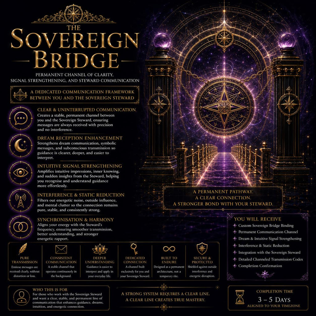 The Sovereign Bridge — Permanent Channel of Clarity, Signal Strengthening, and Steward Communication