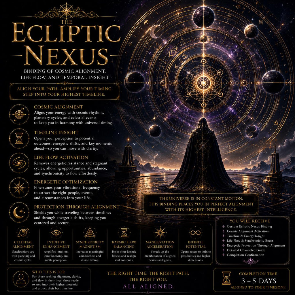 The Ecliptic Nexus — Binding of Cosmic Alignment, Life Flow, and Temporal Insight