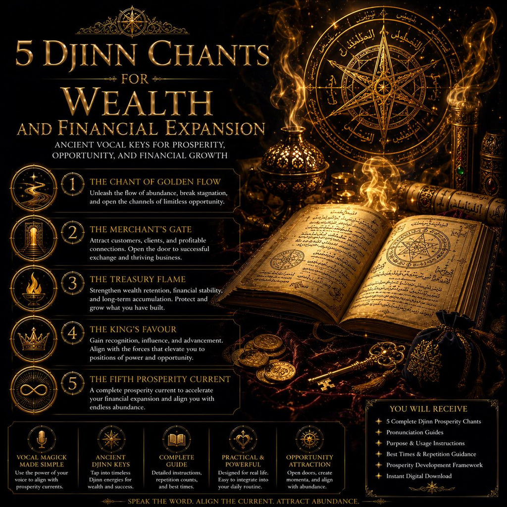5 Djinn Chants for Wealth and Financial Expansion