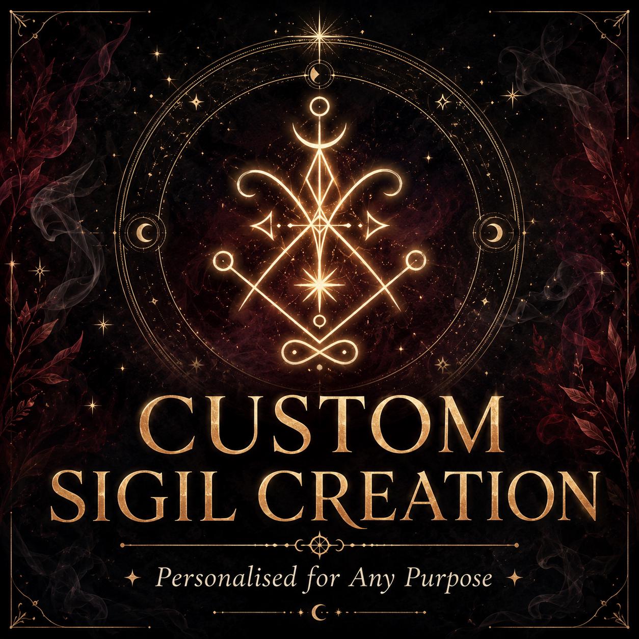 CUSTOM SIGIL CREATION — A Personalised Symbol of Intention, Power and Manifestation